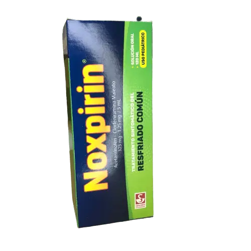 NOXPIRIN SOL ORAL 325MG-0.5 MG 120 ML