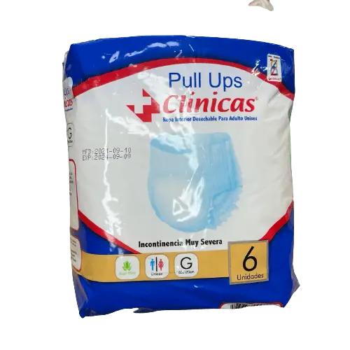 PAÑ CLINICA ADU TIPO PANTS G X 6