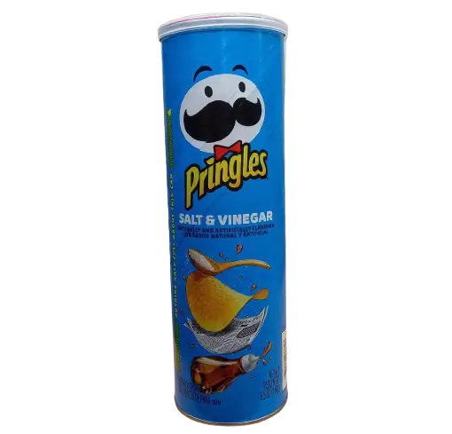 PAPAS PRINGLES SALT & VINEGAR 158 GR