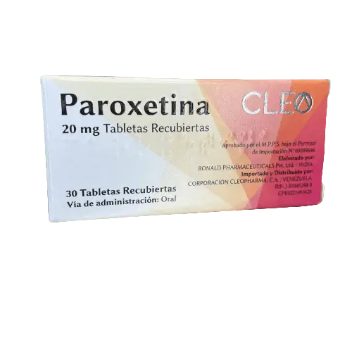 Paroxetina Tab 20 Mg X 30 Cleo