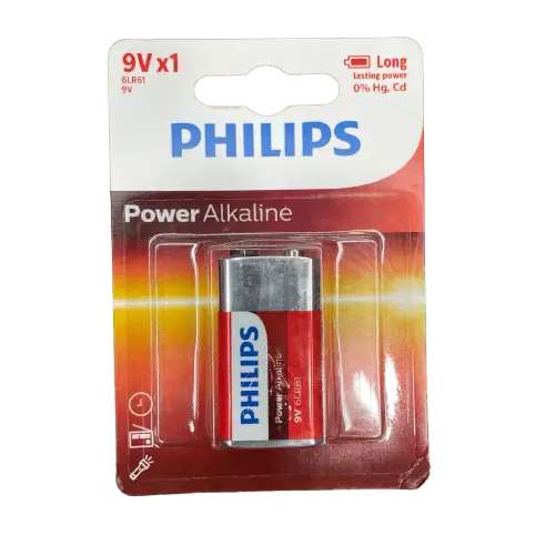 Pila Philips Power Alcalina 9 V