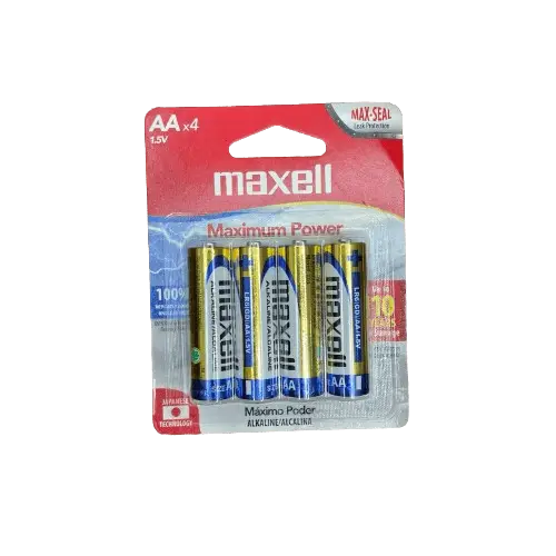 Pilas Maxell Alcalinas Aa X 4