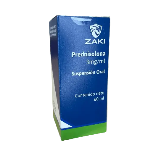 Prednisolona 3mg/ml X 60 Ml Susp Zaki
