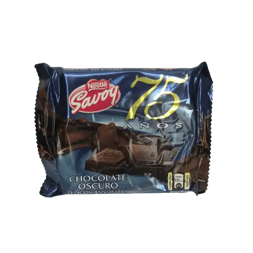 SAVOY 75 ANIV CHOC OSCURO 100GR