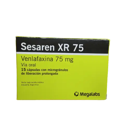 SESAREN XR 75 VENLAFAXINA X 15 CAP
