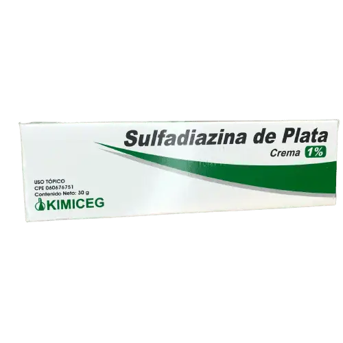 SULFADIAZINA DE PLATA 1% CREMA 30 GR