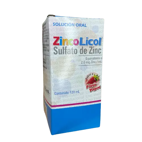 Sulfato De Zinc 120ml (zincolicol)