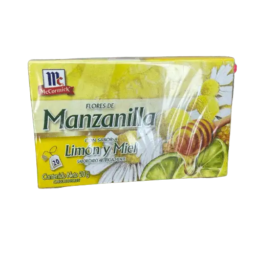TE MC MANZANILLA LIMON Y MIEL X 20