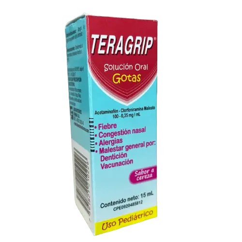 Teragrip 100mg 0.35mg/ml Sol Ped Gotas