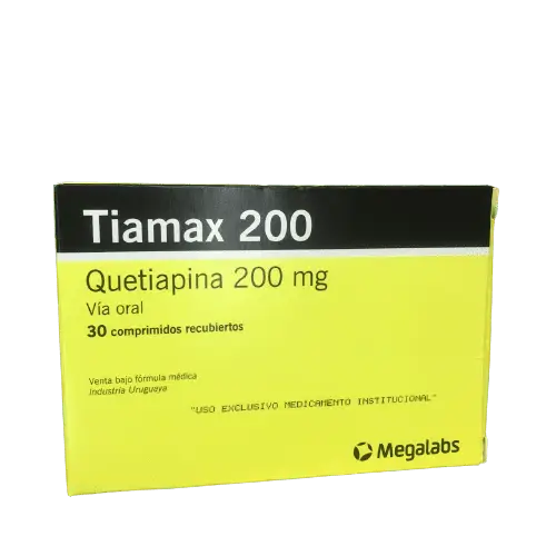 TIAMAX (QUETIAPINA) 200MG X 10 COMP