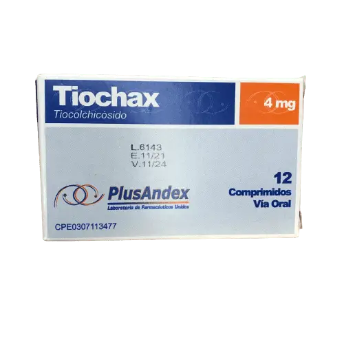TIOCHAX 4 MG X 12 TAB