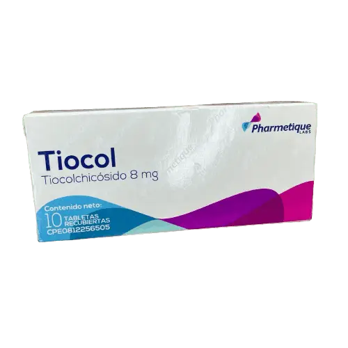 Tiocol 8mg. X10ta