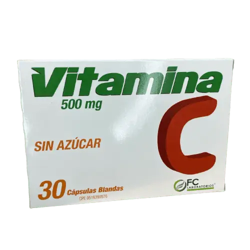 Vit C Cap/bld S/azucar 500 Mg X 30