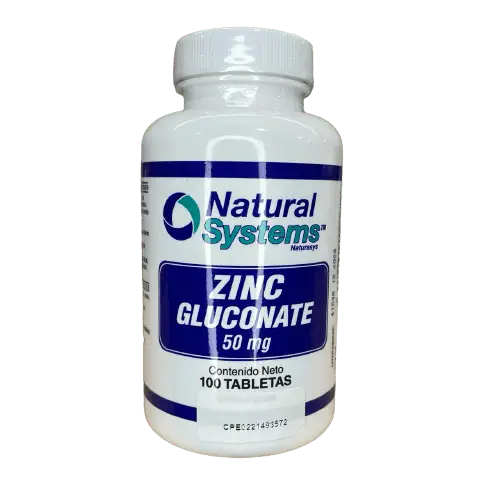 ZINC 50MG X100 TAB NATURAL SYSTEMS