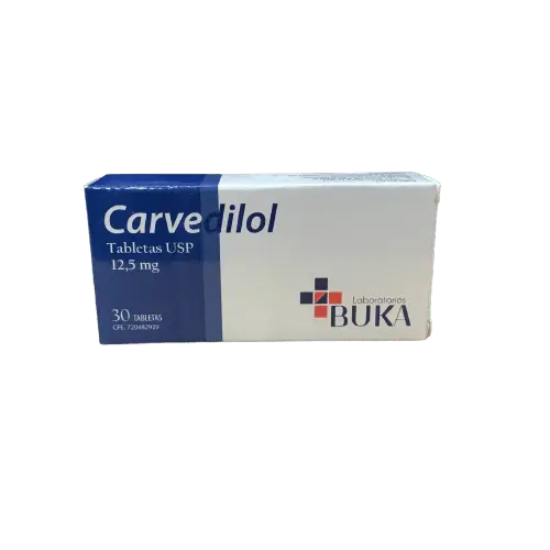 Carvedilol 12.5 X 30 Tab Buka