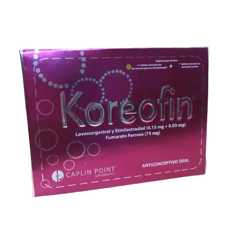 KOREOFIN X 21 TAB + HIERRO X 7 TAB