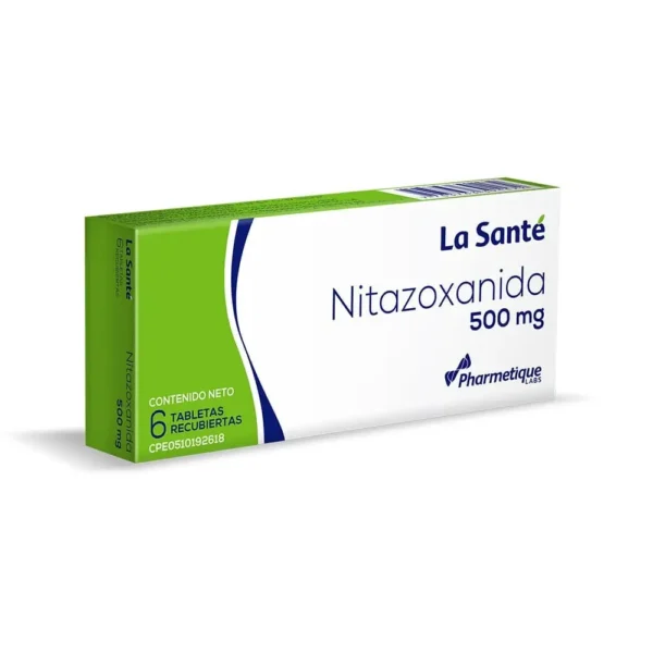 Nitazoxanida 500mg X6ta La Sante