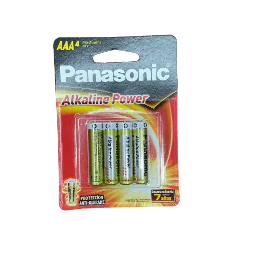 Pilas Panasonic Alcalina Power AAA X 4