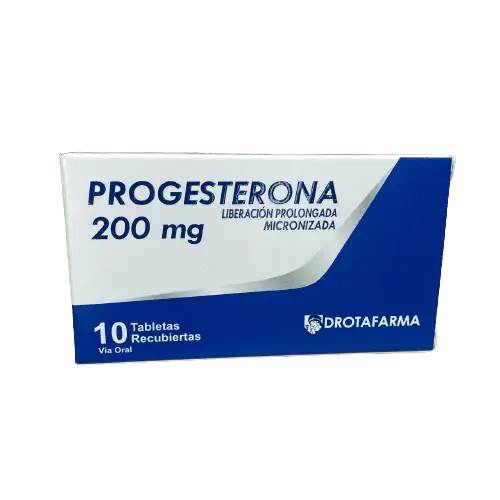 Progesterona L.p 200mg X10 Tab (unicure)