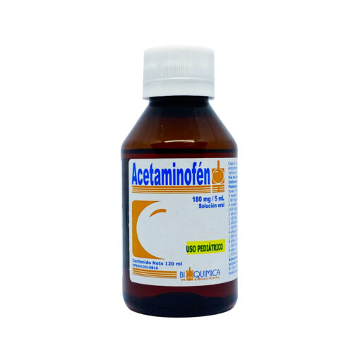 ACETAMINOFEN BQ 180MG/120ML