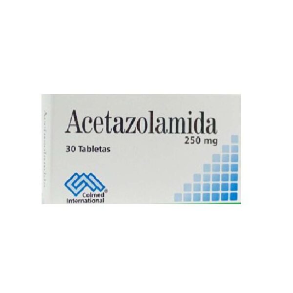 Acetazolamida 250mg X 30 Tab