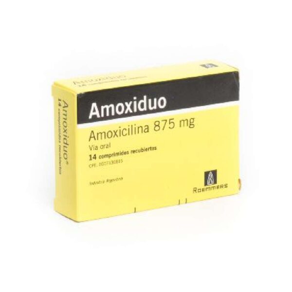 AMOXIDUO COMPR. 875 X 14