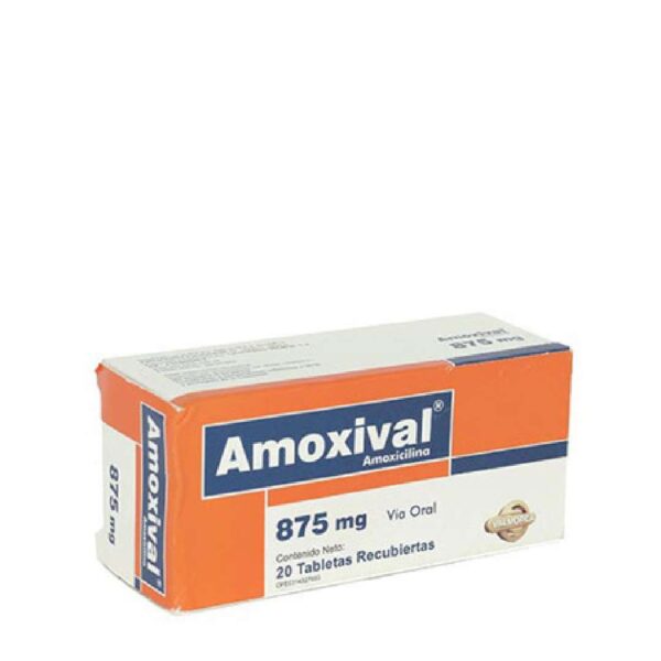 AMOXIVAL TABR 875 MG X20