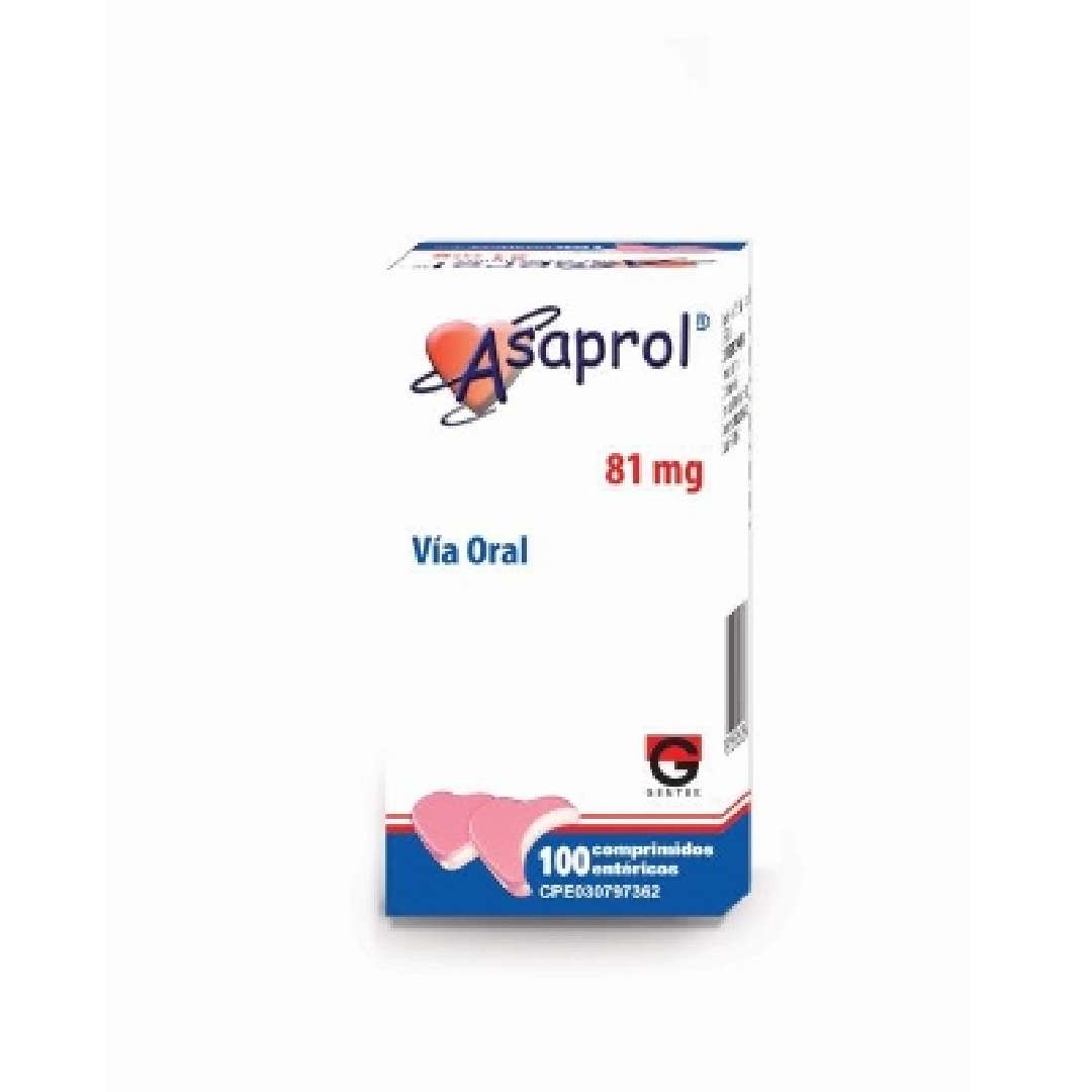 ASAPROL 81MG X100 COMPR