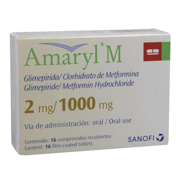 AMARYL M TAB 2MG/1000 MG X 16