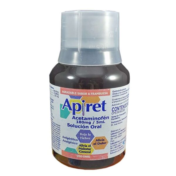 Apiret Susp Oral 180 Mg-5ml X 60 Ml