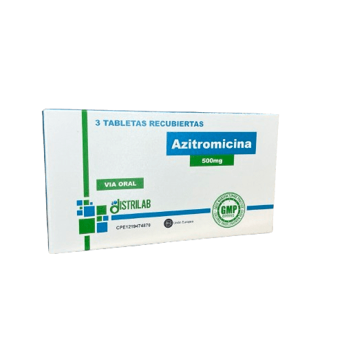 Azitromicina Tab 500mg X 3 Distrilab