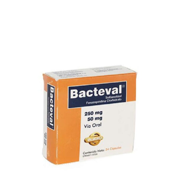 BACTEVAL CAPS. X 24