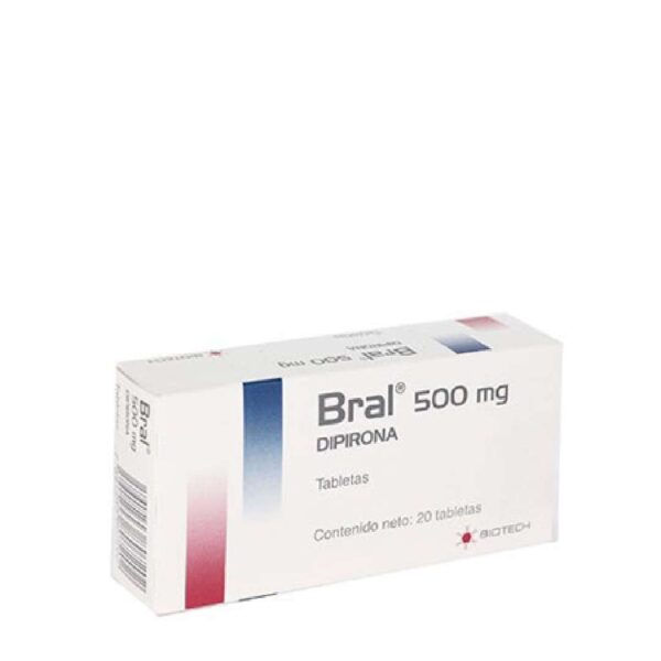 BRAL TAB. 500 MG. X 20