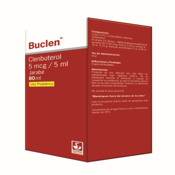 BUCLEN JBE. 5 MCG. 80 CC.