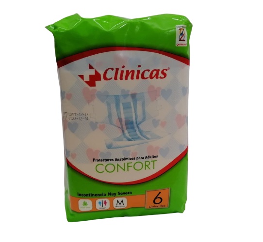 CLINICAS PAÑAL ADULTO M X6