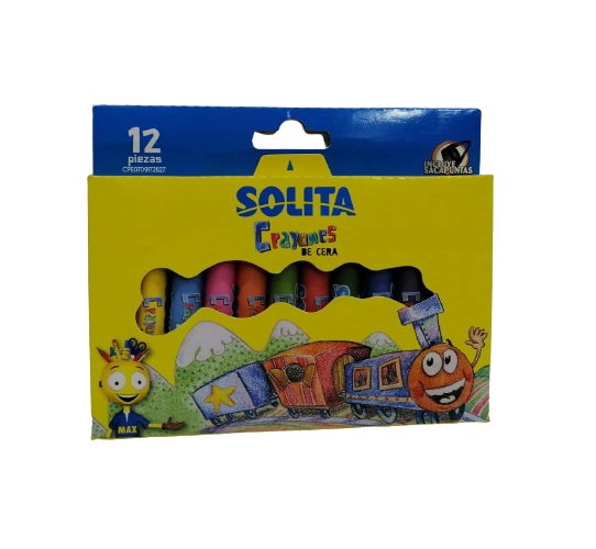 Creyones Solita Cera X 12