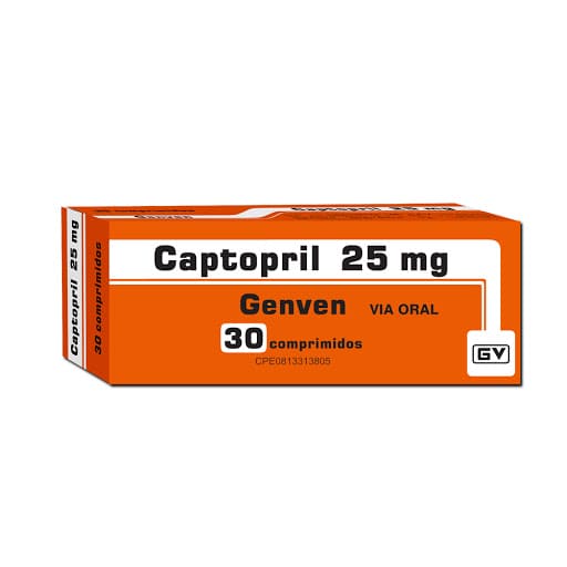 CAPTOPRIL GN COMPR.25MG.X30