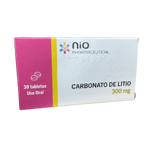 Carbonato De Litio 300 Mg X 30 Tab Nio