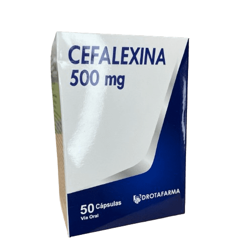 Cefalexina 500mg X10 Capsulas Drotafarma