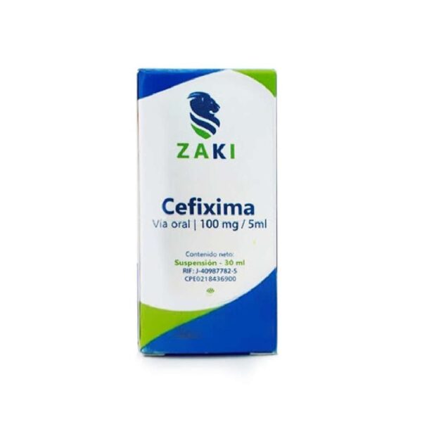 Cefixima Pvo Susp 100mg/5ml X 60ml