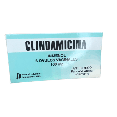 CLINDAMICINA 6 OVULOS 100 MG VAG INMENOL