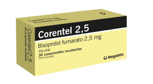 CORENTEL COMPR. 2,5MG. X30