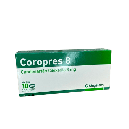 Coropres 8mg. X10co