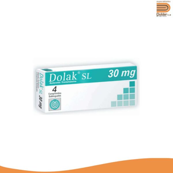 DOLAK SL 30MG X 4 COM
