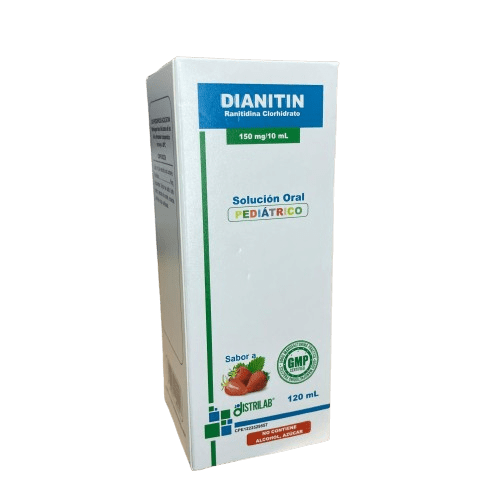 Dianitin Solucion Oral 150 Mg /10ml Ped X 120 Ml Distrilab