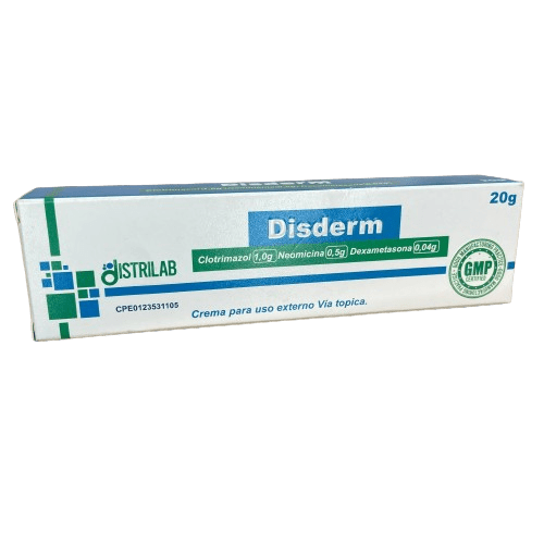 Disderm Crema 1gr/0.5gr/0.04gr X20 Gr Distrilab