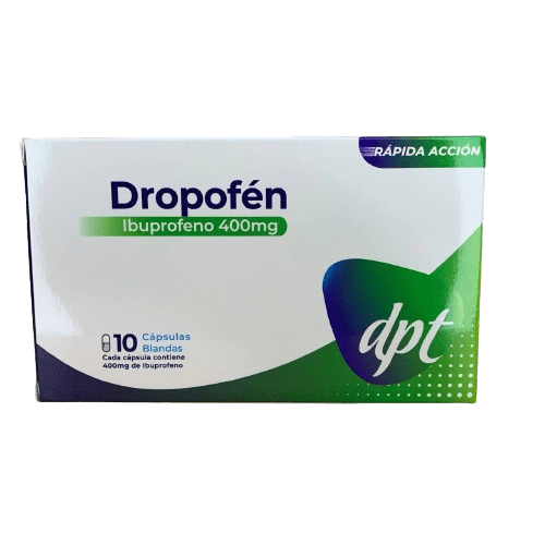 Dropofen Ibuprofeno De 400 Mg X 10 Cap Blandas
