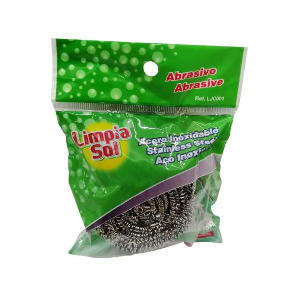 ESPONJA DE ACERO INOXIDABLE LIMPIA S