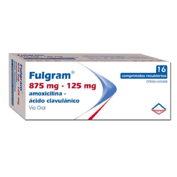 FULGRAM 875MG-125MG X16CO