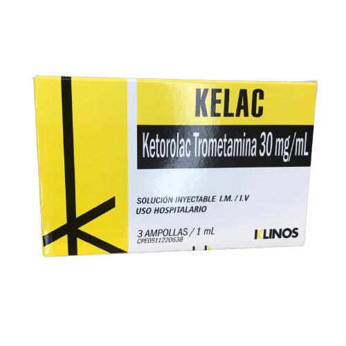KELAC 30 MG AMP X 3 AMP